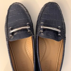 Lauren Ralph Lauren Croc Embossed Loafer